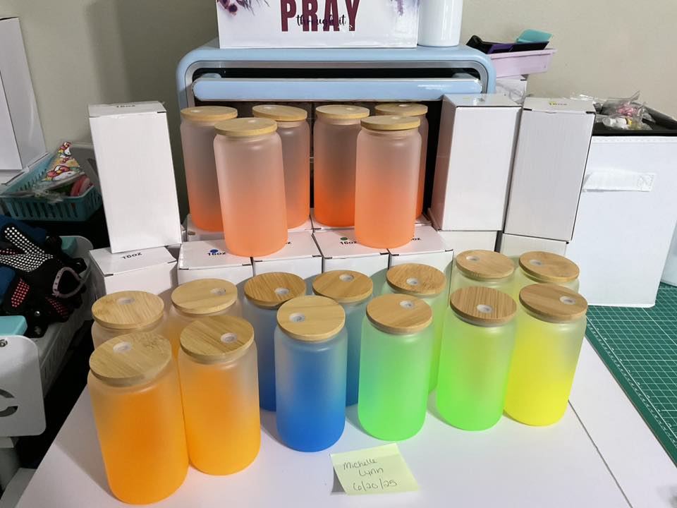 16oz Glass Cups